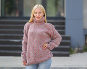 Un disponible en taille XL, 5 fils de pull en bouclé de bébé alpaga extra doux T1500