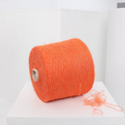 Oranger Alpaka-Wollgarnkegel: Stricken, Häkeln, Weben (100g/3.52oz)