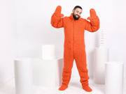 Alpaka-Herren-Catsuit aus 60 Fäden – handgestrickter, extrafeiner Fetisch-Jumpsuit mit passenden Fäustlingen T1648M