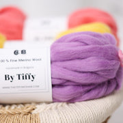 Hand Spun Thick and Thin Super Chunky Extra Fine Merino Wool Yarn 100 g