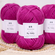 Pink Grobstrickwolle: Super Bulky, weiche Wolle (100g)