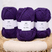 Super Bulky Purple Wool Yarn: Chunky Jumbo Knitting, Felting