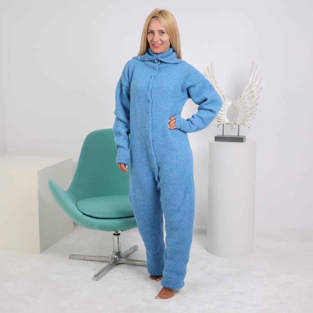 Tiffy Mohair Blue Alpaca 55 cm Catsuit T1928