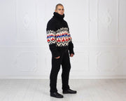 Multicolor 3-Strand Wool Men's Icelandic Catsuit T977M