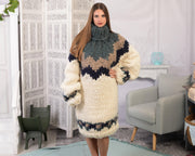 Multicolor Merino Wool Norwegian Sweater T801