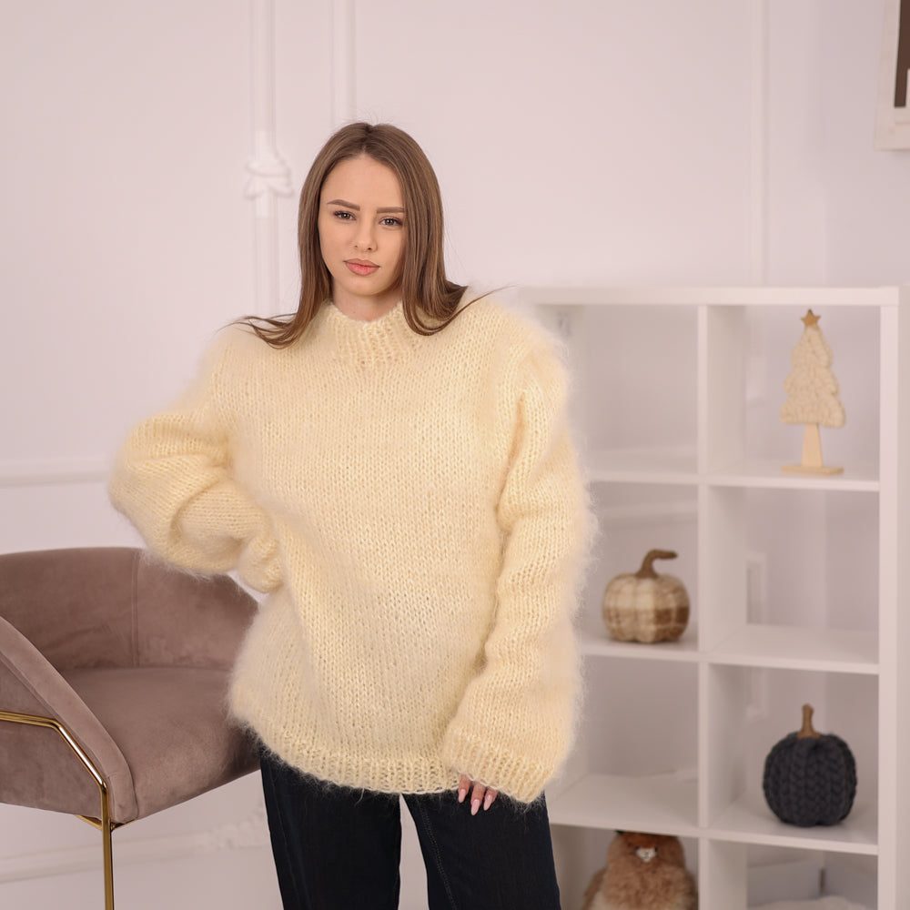 Mohair: The Fluffy Luxury Fiber Behind Our Handmade Sweaters