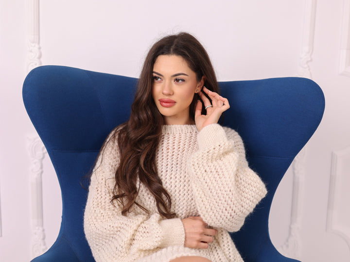 Black Fluffy Sleeveless Mohair Sweater Vest, Fuzzy Turtleneck Dress T2247