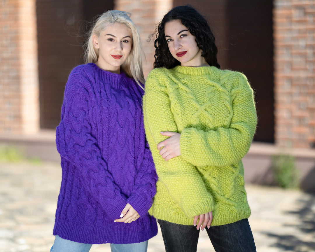 One available in size 2XL, 8 strands of Soft Alpaca Sweater  T1408
