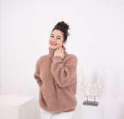 Brown Alpaca Merino Sweater T1570