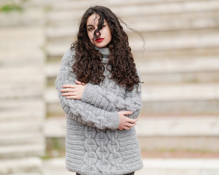 One available sweater in size 2XL, 12 strands of Baby Alpaca  sweater T1389