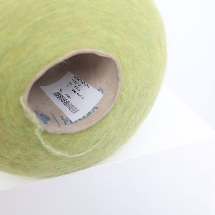 Mint Green Yak Merino Yarn Blend: Knitting, Weaving, Crochet (100g / 3.52oz)