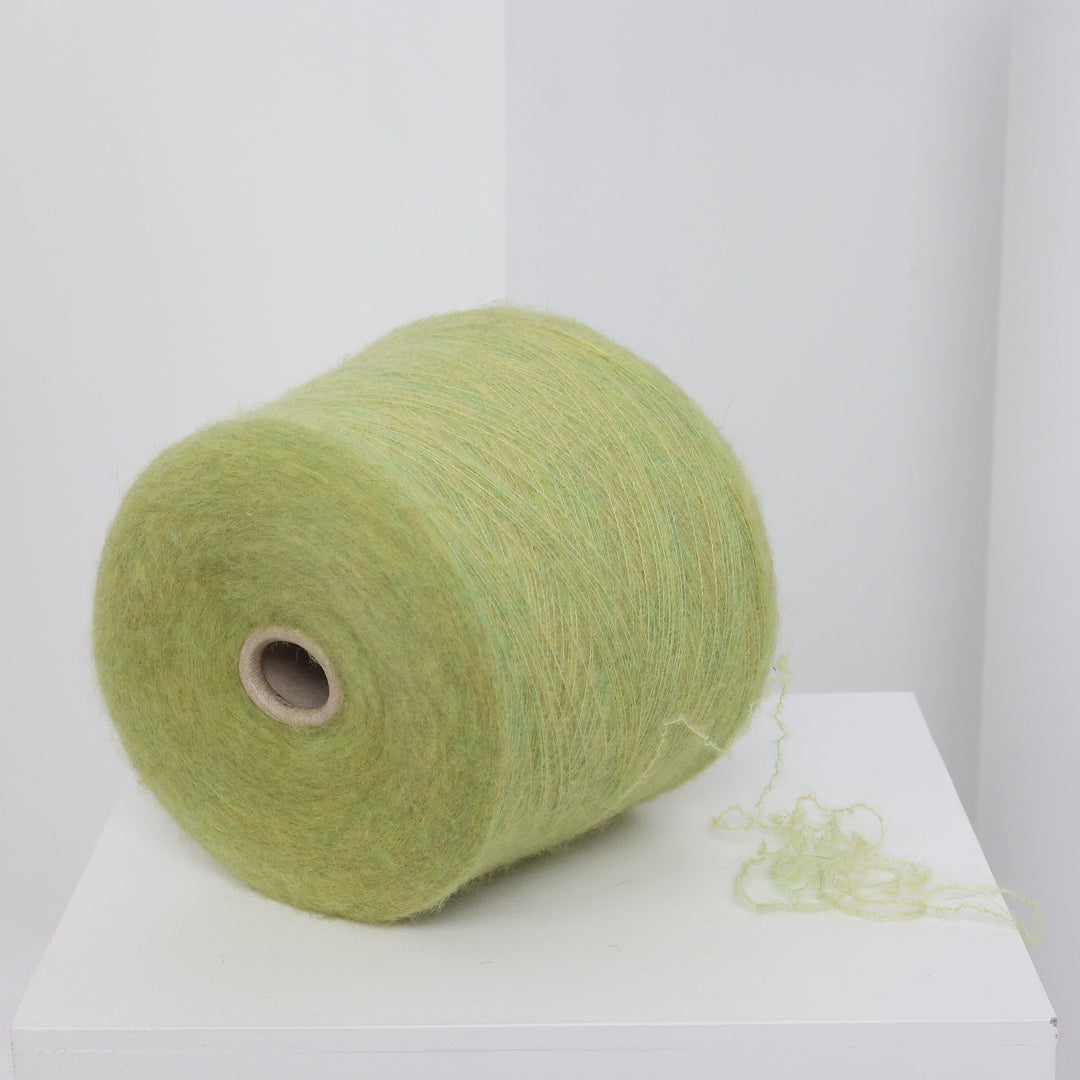 Mint Green Yak Merino Yarn Blend: Knitting, Weaving, Crochet (100g / 3.52oz)