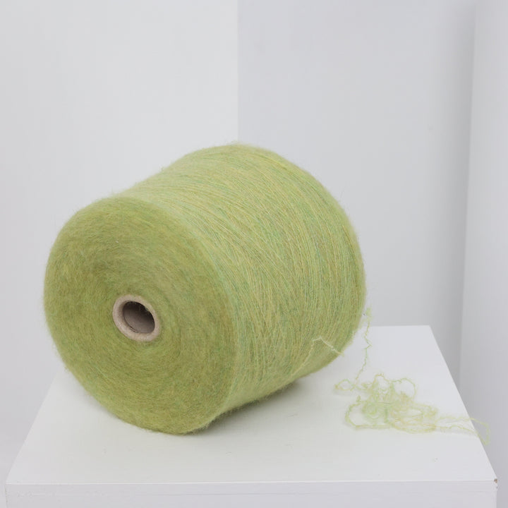 Mint Green Yak Merino Yarn Blend: Knitting, Weaving, Crochet (100g / 3.52oz)