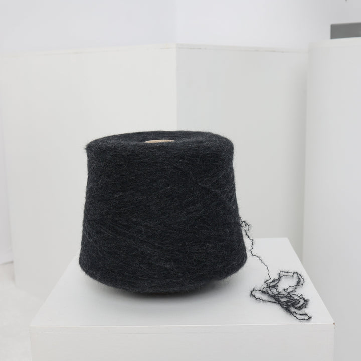 Black Yak Merino Yarn Blend: Knitting, Weaving, Crochet (100g/3.52oz)