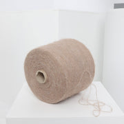 Alpakawollgarn-Konus, Beige: Stricken, Häkeln, Weben (100g)