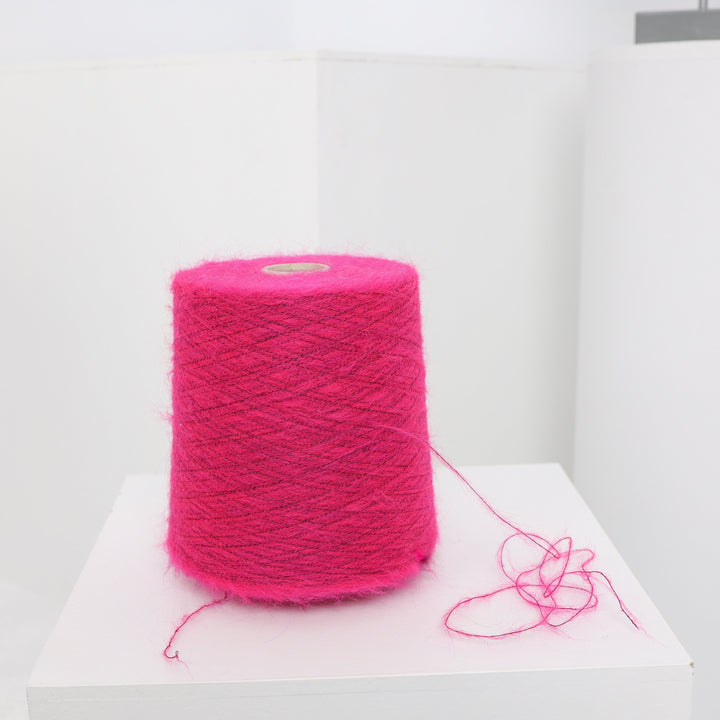 Pink Alpaca Wool Yarn Blend: Knitting, Crochet, Weaving (100g/3.52oz)