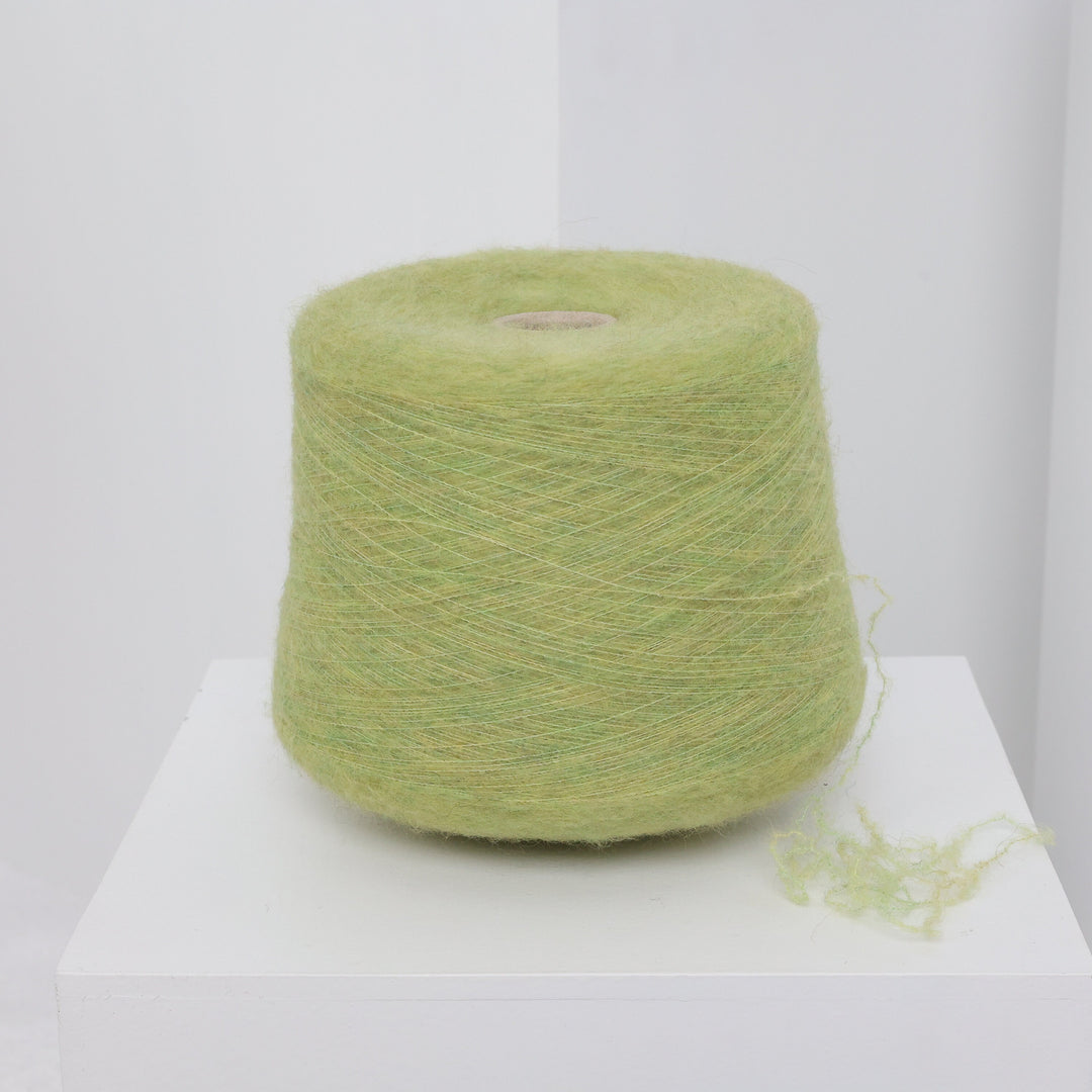 Mint Green Yak Merino Yarn Blend: Knitting, Weaving, Crochet (100g / 3.52oz)