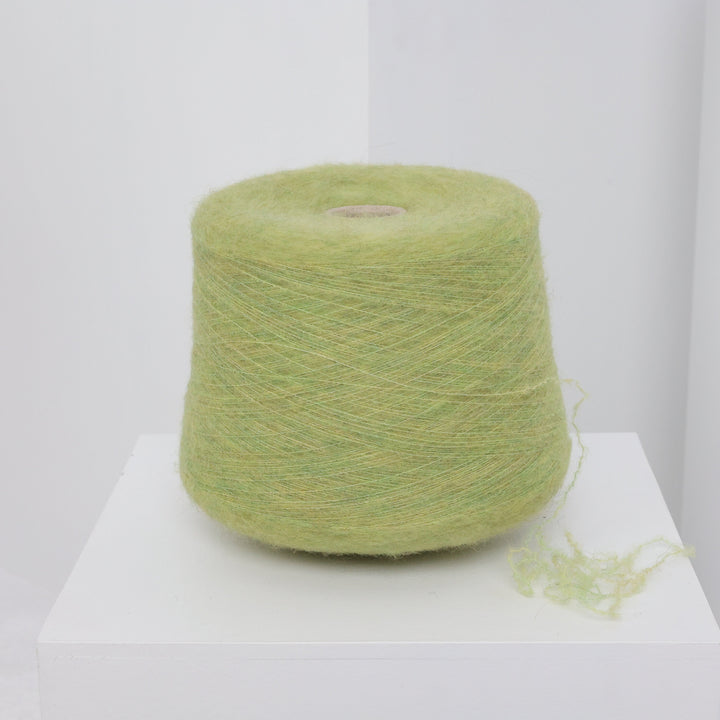 Mint Green Yak Merino Yarn Blend: Knitting, Weaving, Crochet (100g / 3.52oz)