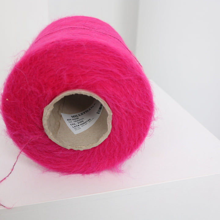 Pink Alpaca Wool Yarn Blend: Knitting, Crochet, Weaving (100g/3.52oz)