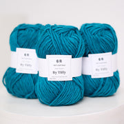 Fil de Laine Épais Vert Mer : Super Volumineux Tricot & Crochet (100g/100m)