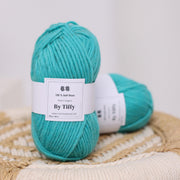 Super Bulky Wolle Garn: Lagoonblau, Filzen & Stricken (100g/3.52oz)