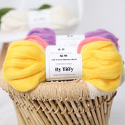 Handspun Bulky Merino Wool Yarn: Chunky Jumbo Knitting (100g)