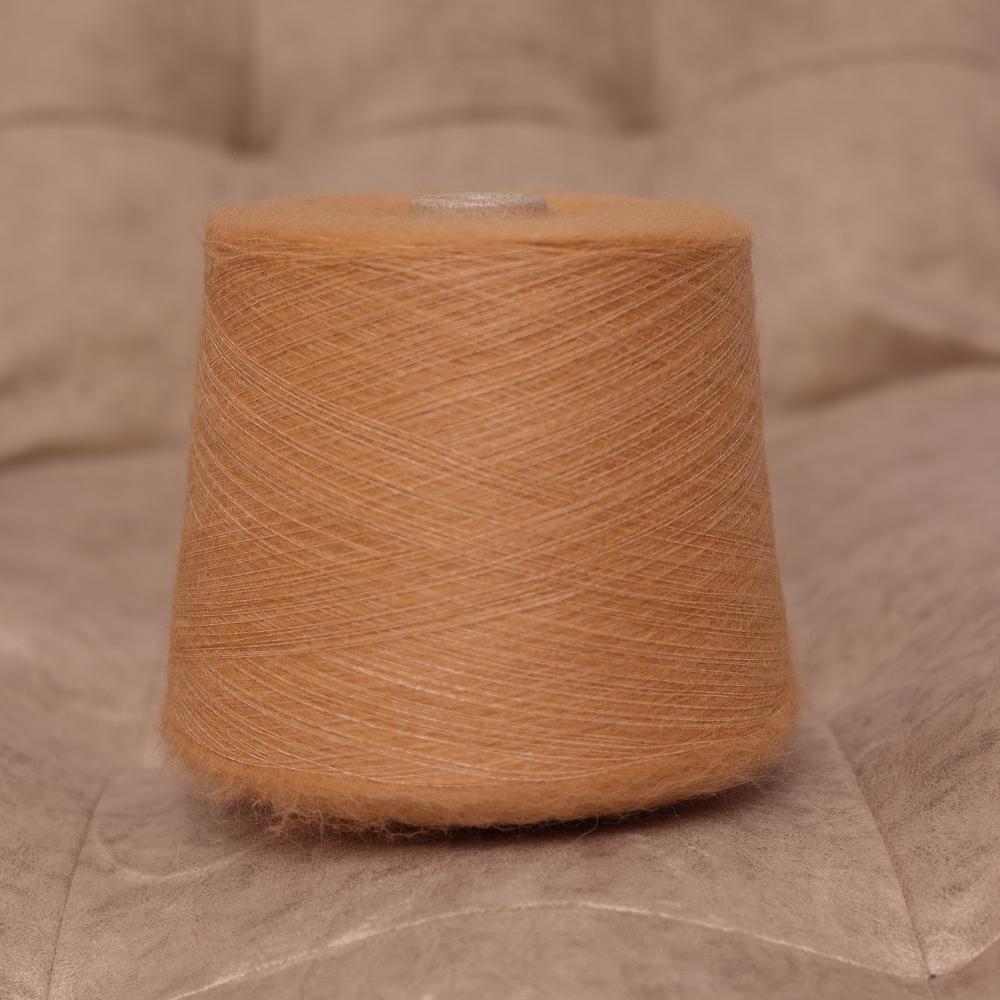 Luxury Camel Alpaca Brushed Yarn: Lace Weight, Italian Knit