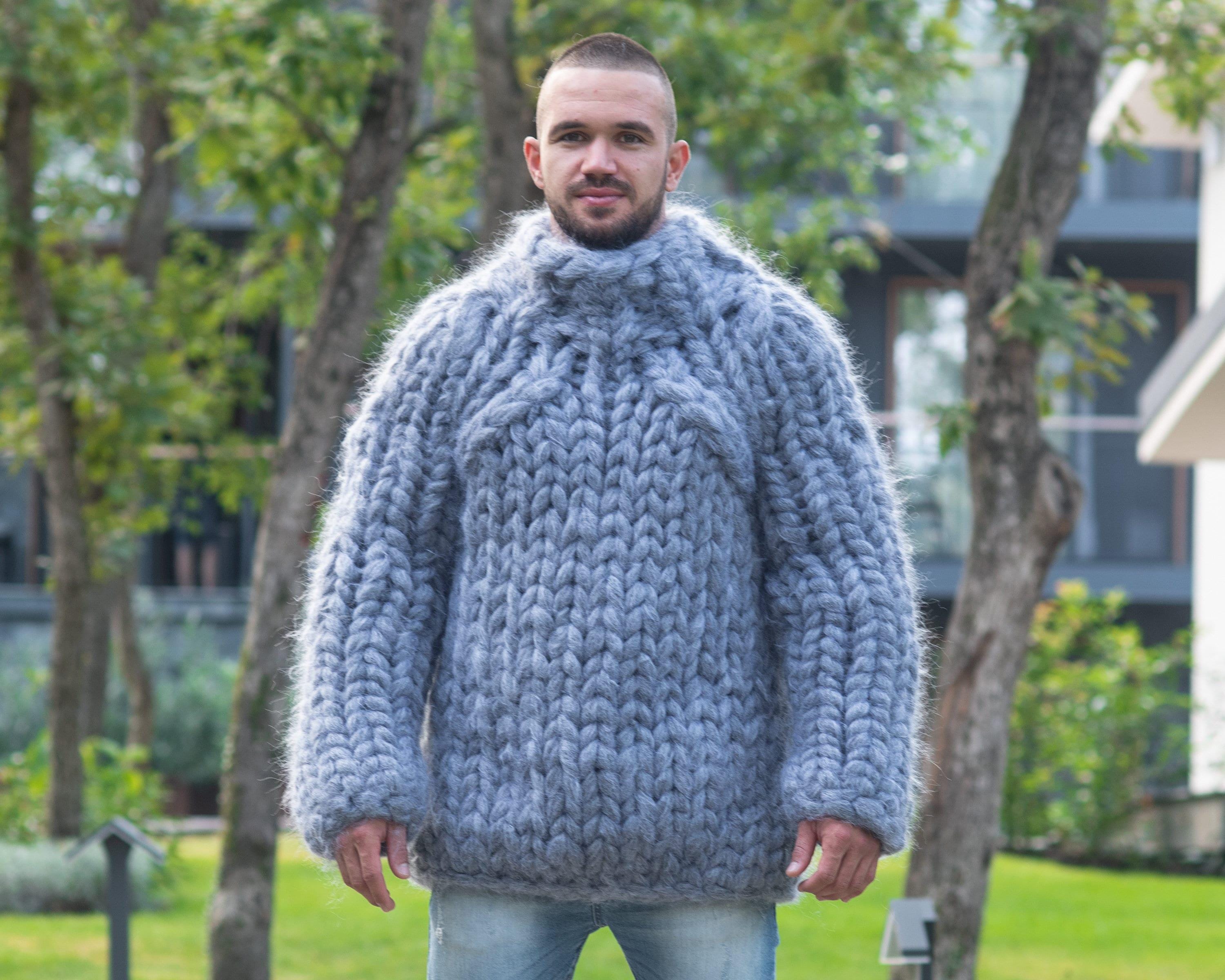 Tiffy Mohair Gray 40-Strand Extra Heavy Sweater T880W