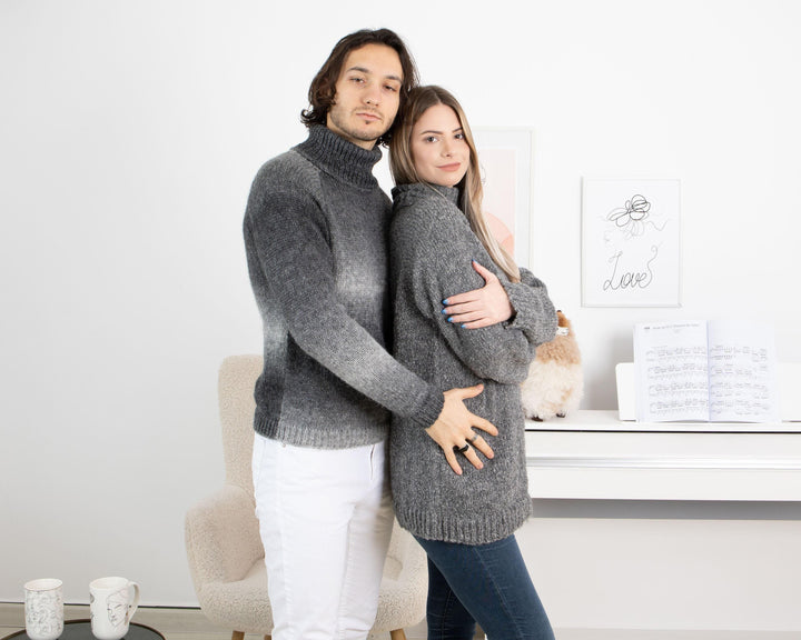 Superfine Alpaca Sweater – Extra Soft Hand-Knitted Men’s Jumper T1333