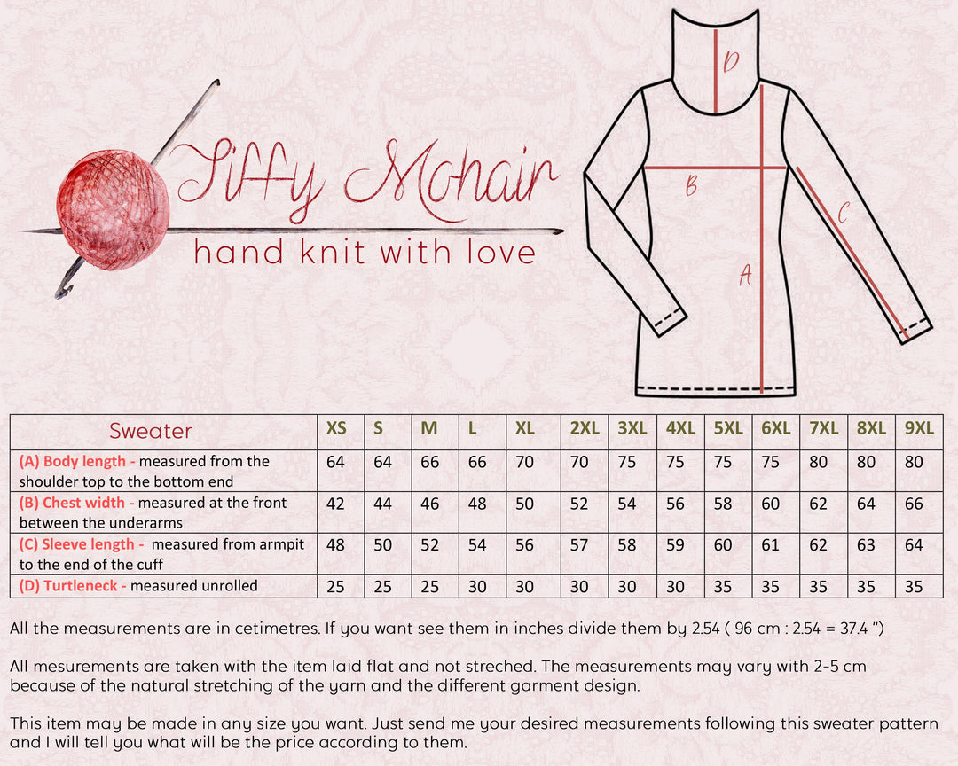 Cream Grey Icelandic Mohair Lopi Sweater Handknitted Patterned Pullover T2068