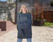 One available in size 6XL, Extrafine Alpaca and Lambswool Sweater T1428R