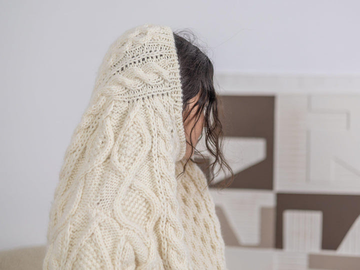 One available in Size 2XL, Woolen Bodysuit with a Hood , Hand Knitted Romper T1683