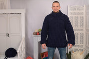 12-Fädig Grobstrick Pullover – Weicher und Warmer Dickstrickpullover T708M