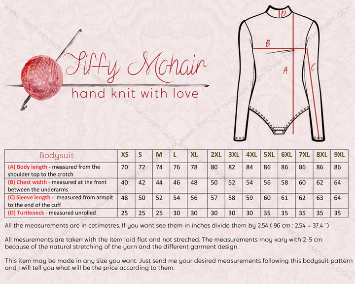 Green Wool and Mohair Catsuit – Hand-Knitted Soft Short-Leg Full Body Suit T1658