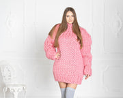 Pink 2.5 kg Unspun Merino Giant Sweater T623W
