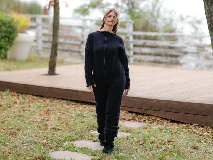 One available in size 2XL, Hand Knitted Mohair Catsuit T1145