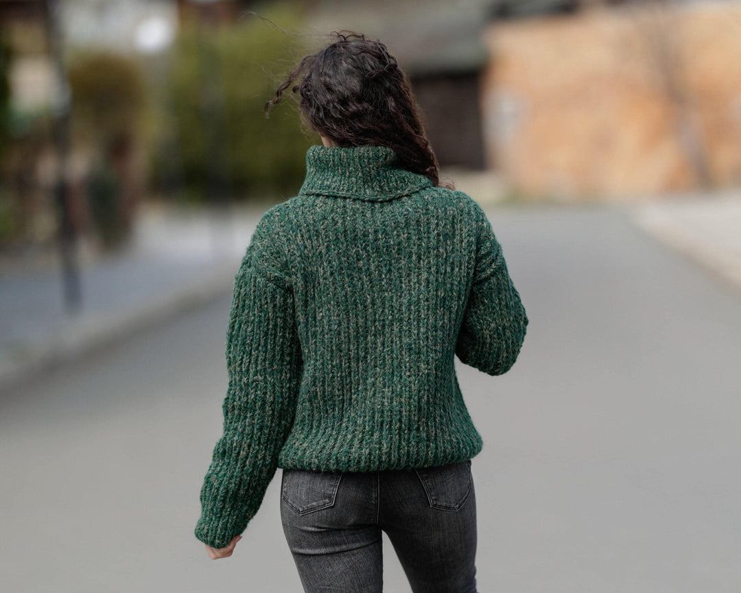 One available in size 3XL, Extra soft alpaca and merino wool mix sweater  T1383